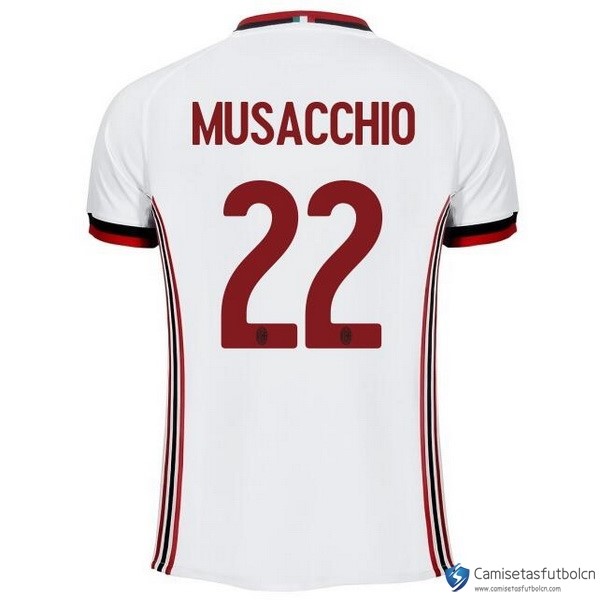 Camiseta Milan Segunda equipo Musacchio 2017-18